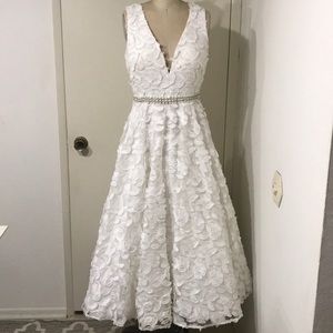 Midi Party Bridal Dress-Vintage sample
